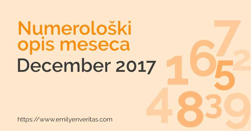 Numeroloski Opis Meseca December